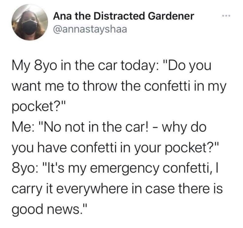 we should all carry emergency confetti