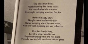 here lies sandy shay