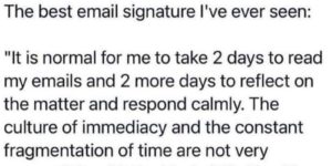 per my last email