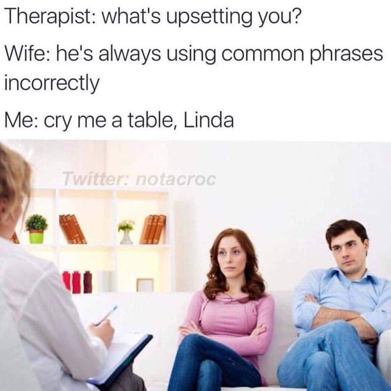 cry me a table
