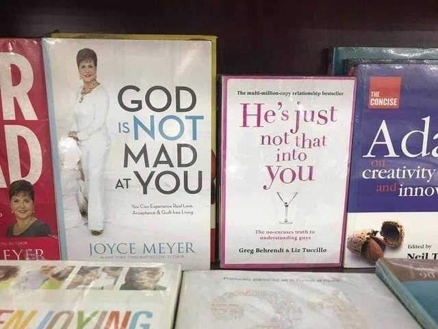 it's not you, it's god