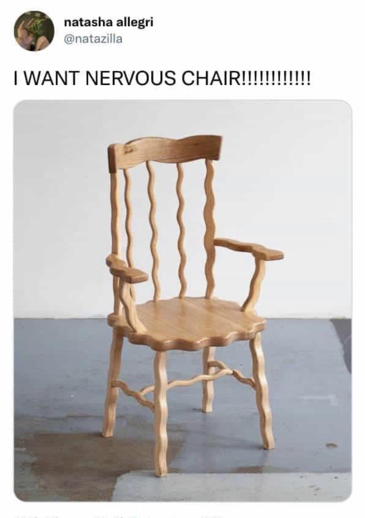 nervous chair