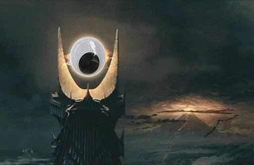 the googly eye of sauron