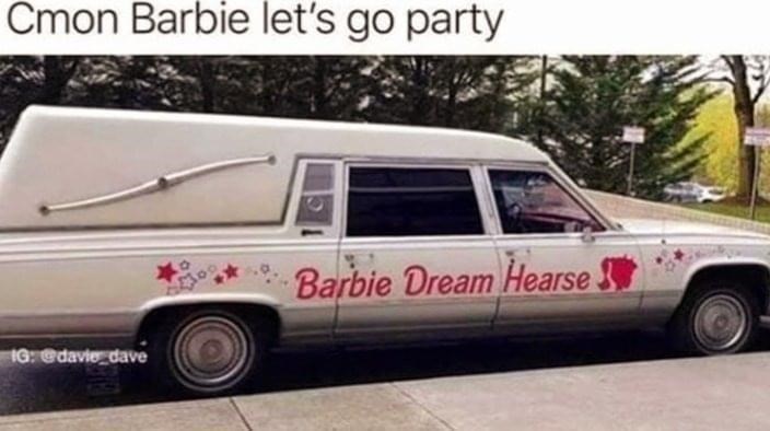 barbie dream hearse