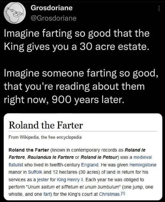 he was a medieval flatulist