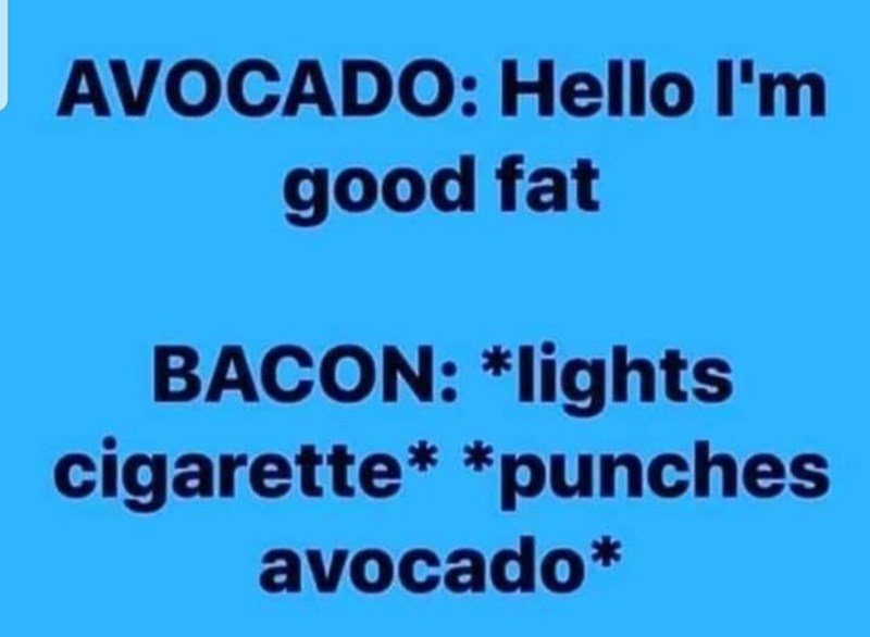 bacon and avocado should never fight