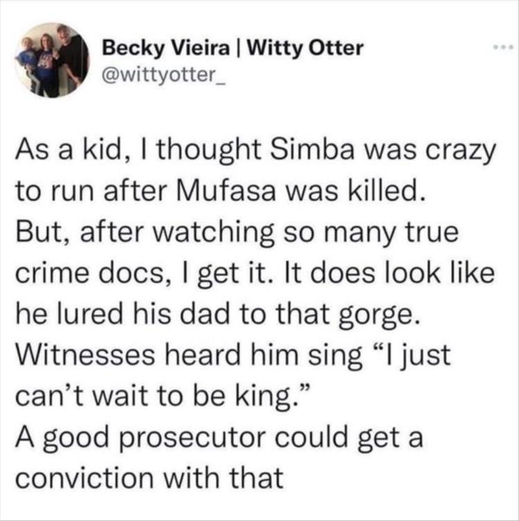simba would get life