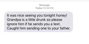 let grandpa drunk text!