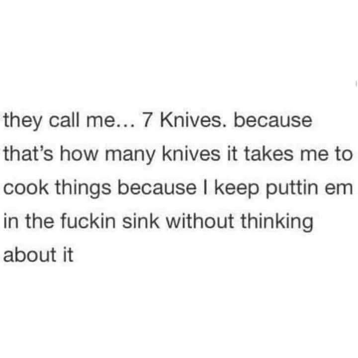 7 knives