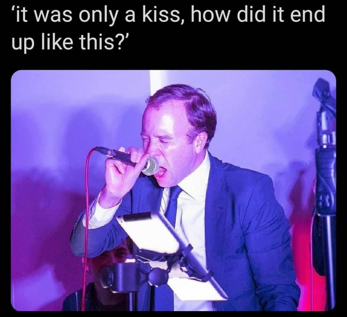 it was only a kiss. it was only a kiss