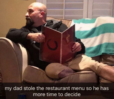 your dad is a genius