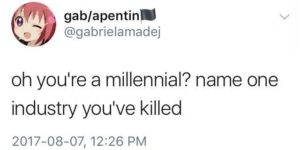 start listing ’em!