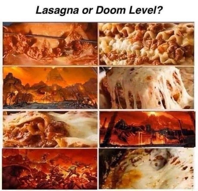 all looks like lasagna to me