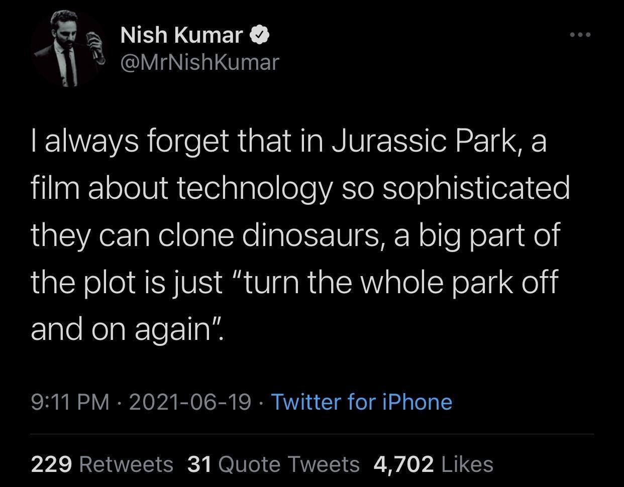 have you tried turning off then turning it back on?