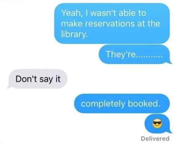 completely booked