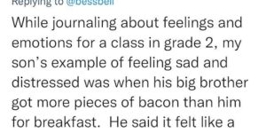 the day he learned life isn’t fair