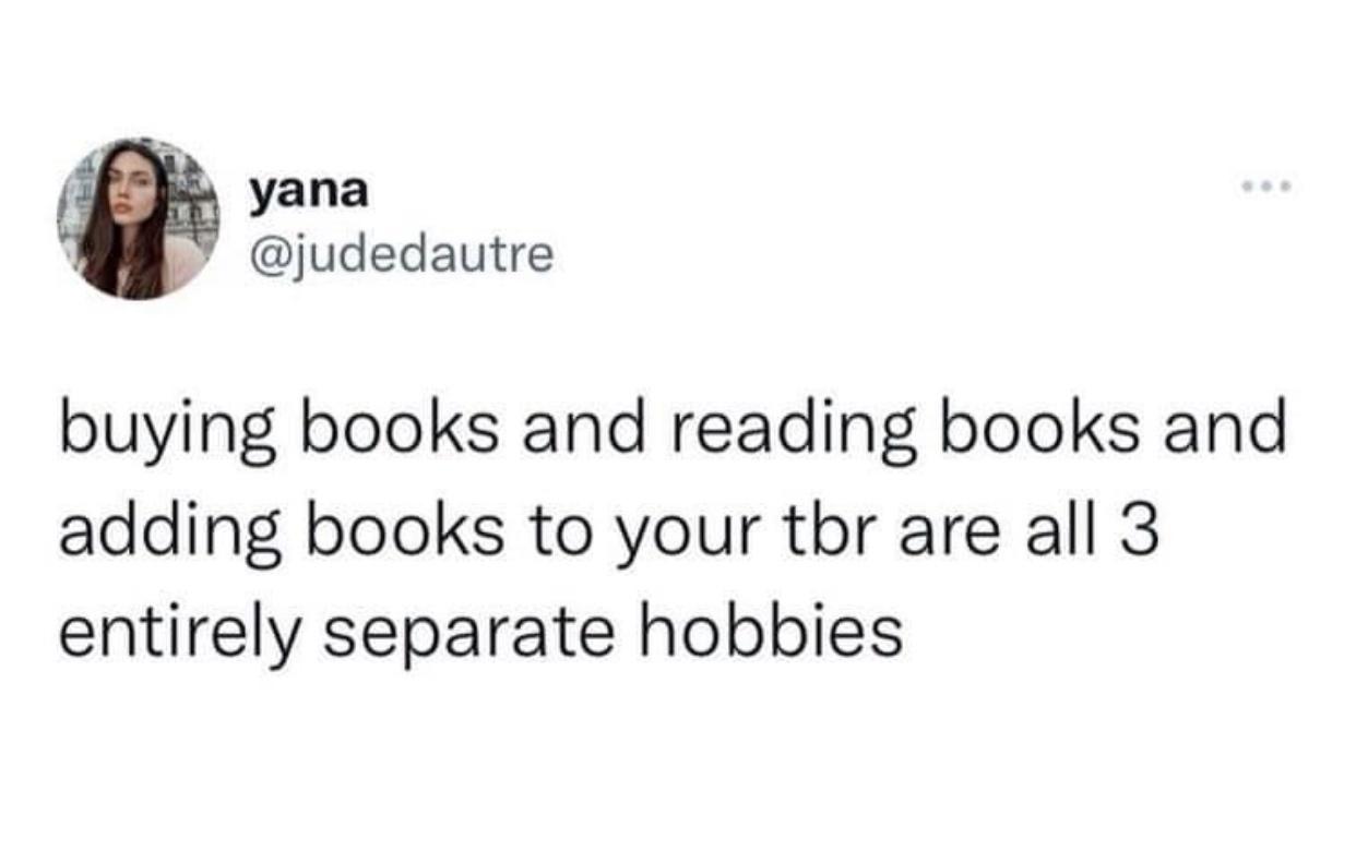 three separate hobbies
