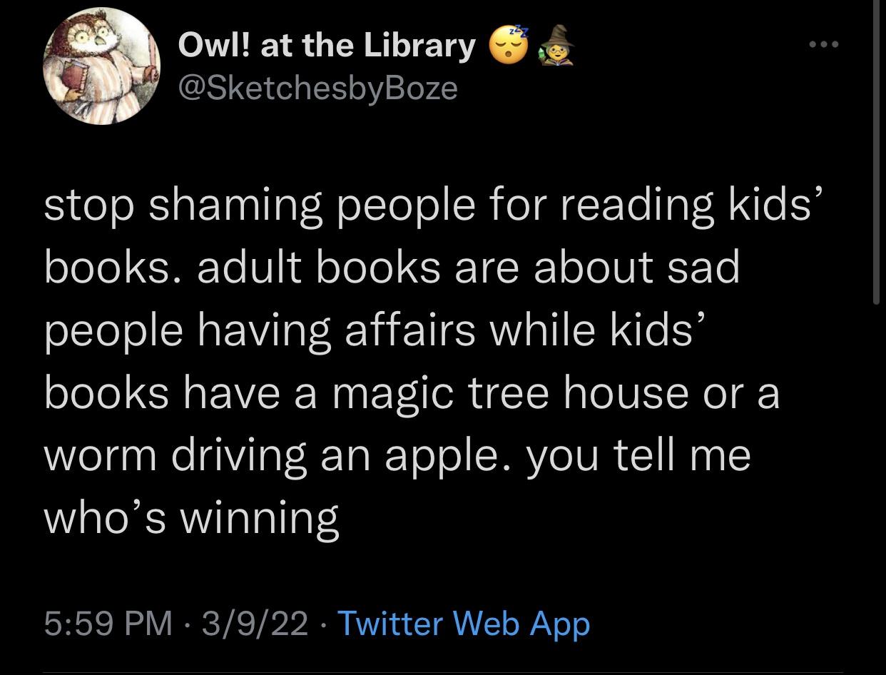 kids books are better