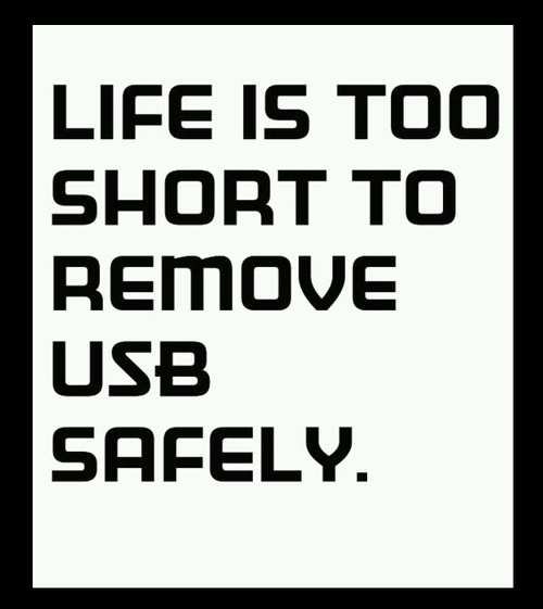 Life is too short.