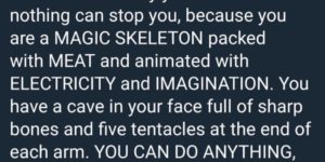 we are all magic skeletons