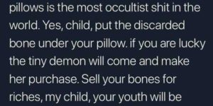 sell your bones for riches