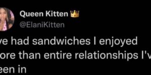 sandwiches are better than relationships