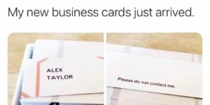 the perfect business card doesn’t exi…
