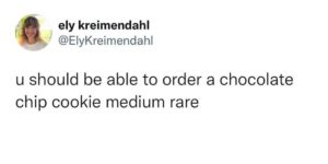 medium rare cookie