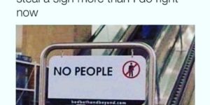 no people