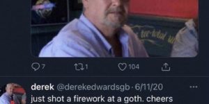 derek really hates goths