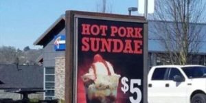 hot pork sundae