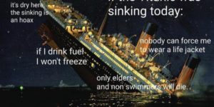 if the titanic was sinking today