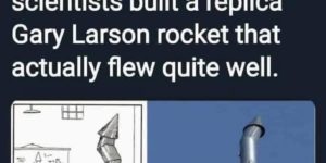replica gary larson rocket
