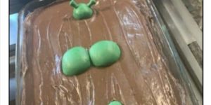 shrek themed birthday cake