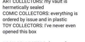 every collector is different in their own special way