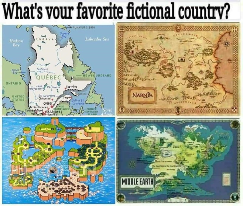 fictional countries