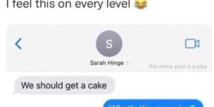an excellent reason for cake