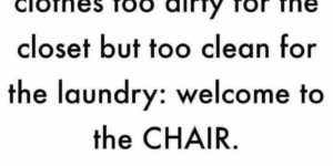 welcome to the chair