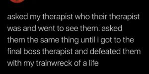 the journey to the final boss therapist is worth it if you’re competitive