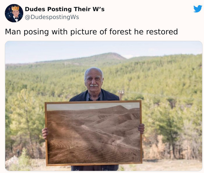 picture of man who restored an entire forest