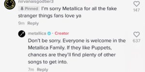 metallica says “no” to gatekeeping fans