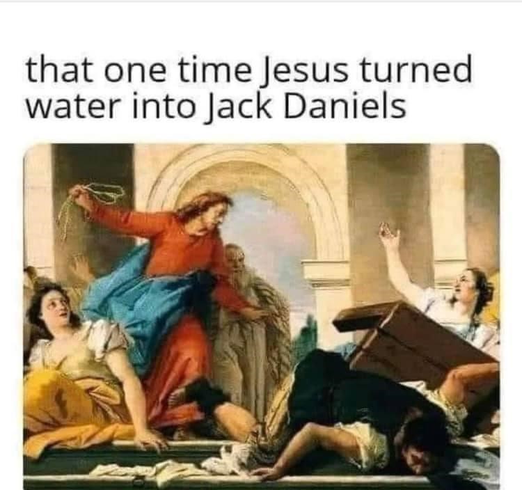 image of jesus attacking followers