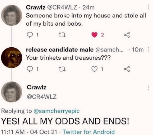 tweet about burglary