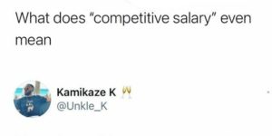 what competitive salary really means