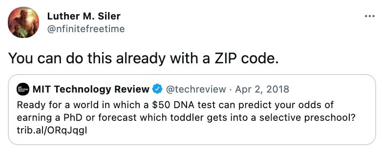 a tweet about your odds of getting a phd