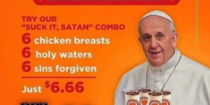 suck it, satan!