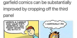 don’t even think about it, garfield