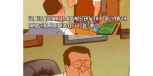 hank hill on teenage drug use