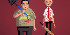 “you’ve got red on you.” what’s your favorite shaun of the dead line?