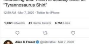 tyrannosaurus shirt